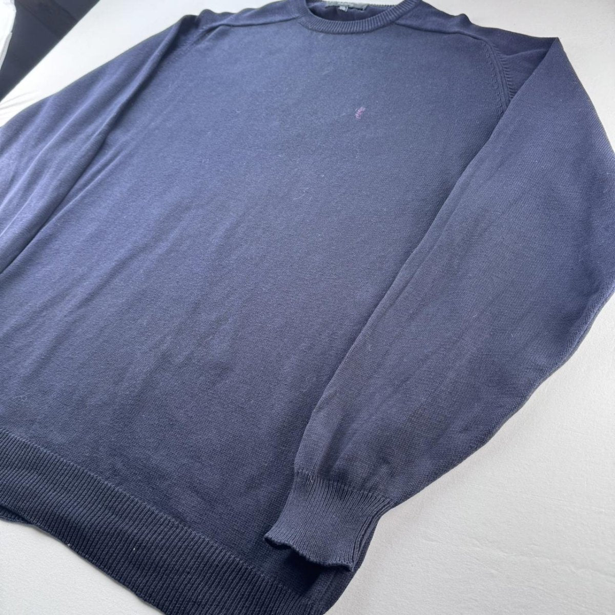 Yves Saint Laurent YSL Embroidered Logo Cotton Jumper XXL - Threads Uncovered