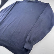 Yves Saint Laurent YSL Embroidered Logo Cotton Jumper XXL - Threads Uncovered