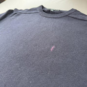 Yves Saint Laurent YSL Embroidered Logo Cotton Jumper XXL - Threads Uncovered