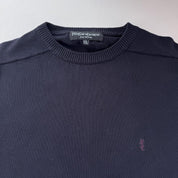 Yves Saint Laurent YSL Embroidered Logo Cotton Jumper XXL - Threads Uncovered