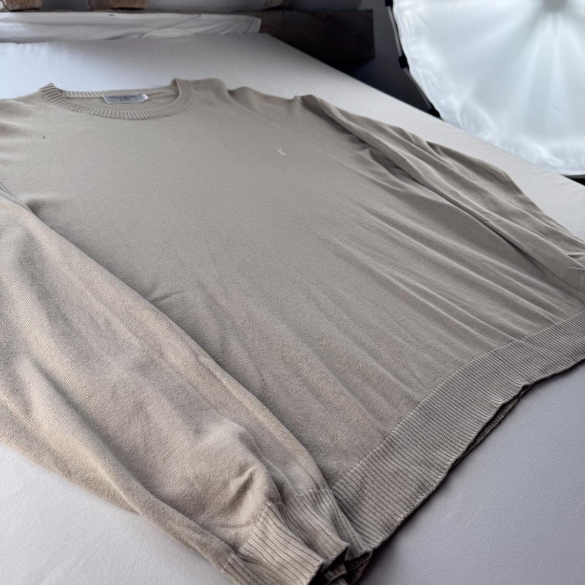 Yves Saint Laurent YSL Embroidered Logo Jumper L - Threads Uncovered