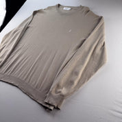 Yves Saint Laurent YSL Embroidered Logo Jumper L - Threads Uncovered
