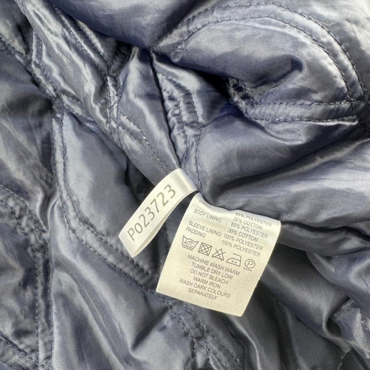 Yves Saint Laurent YSL Embroidered Logo Padded Harrington Jacket L - Threads Uncovered