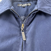 Yves Saint Laurent YSL Embroidered Logo Padded Harrington Jacket L - Threads Uncovered