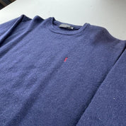 Yves Saint Laurent YSL Embroidered Logo Woolen Jumper S - Threads Uncovered