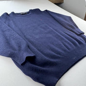 Yves Saint Laurent YSL Embroidered Logo Woolen Jumper S - Threads Uncovered