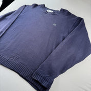 Yves Saint Laurent YSL Embroidered Spellout Knitted Jumper L - Threads Uncovered