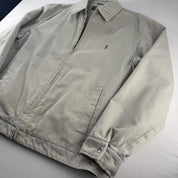Yves Saint Laurent YSL Embroidered Thick Cotton Workwear Style Harrington XL - Threads Uncovered