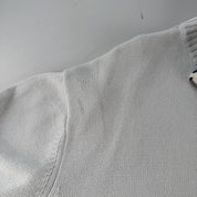 Yves Saint Laurent YSL Embroidered Thick Knitted Full Zip XXL - Threads Uncovered
