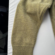 Yves Saint Laurent YSL Khaki Woolen Knitted Jumper M - Threads Uncovered
