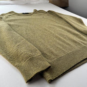 Yves Saint Laurent YSL Khaki Woolen Knitted Jumper M - Threads Uncovered