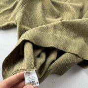 Yves Saint Laurent YSL Khaki Woolen Knitted Jumper M - Threads Uncovered