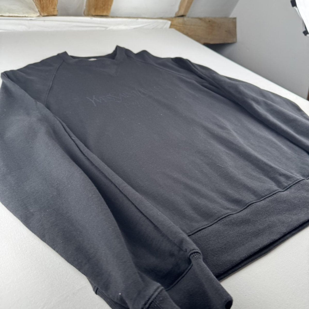 Yves Saint Laurent YSL Spellout Thick Crewneck Jumper XL - Threads Uncovered
