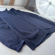 Yves Saint Laurent YSL Thick Embroidered Full Zip Jumper L - Threads Uncovered