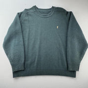 Yves Saint Laurent YSL Womens Embroidered Logo Woolen Jumper 12-14 - Threads Uncovered