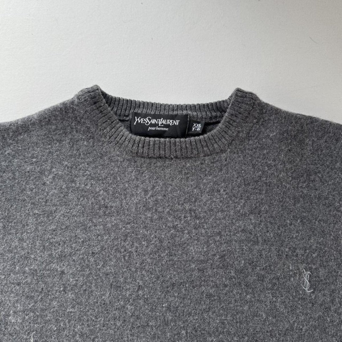 Yves Saint Laurent YSL Woolen Knitted Jumper 6 - Threads Uncovered