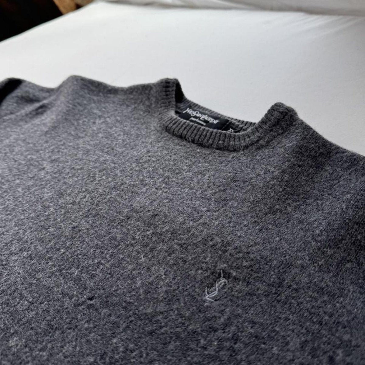 Yves Saint Laurent YSL Woolen Knitted Jumper 6 - Threads Uncovered