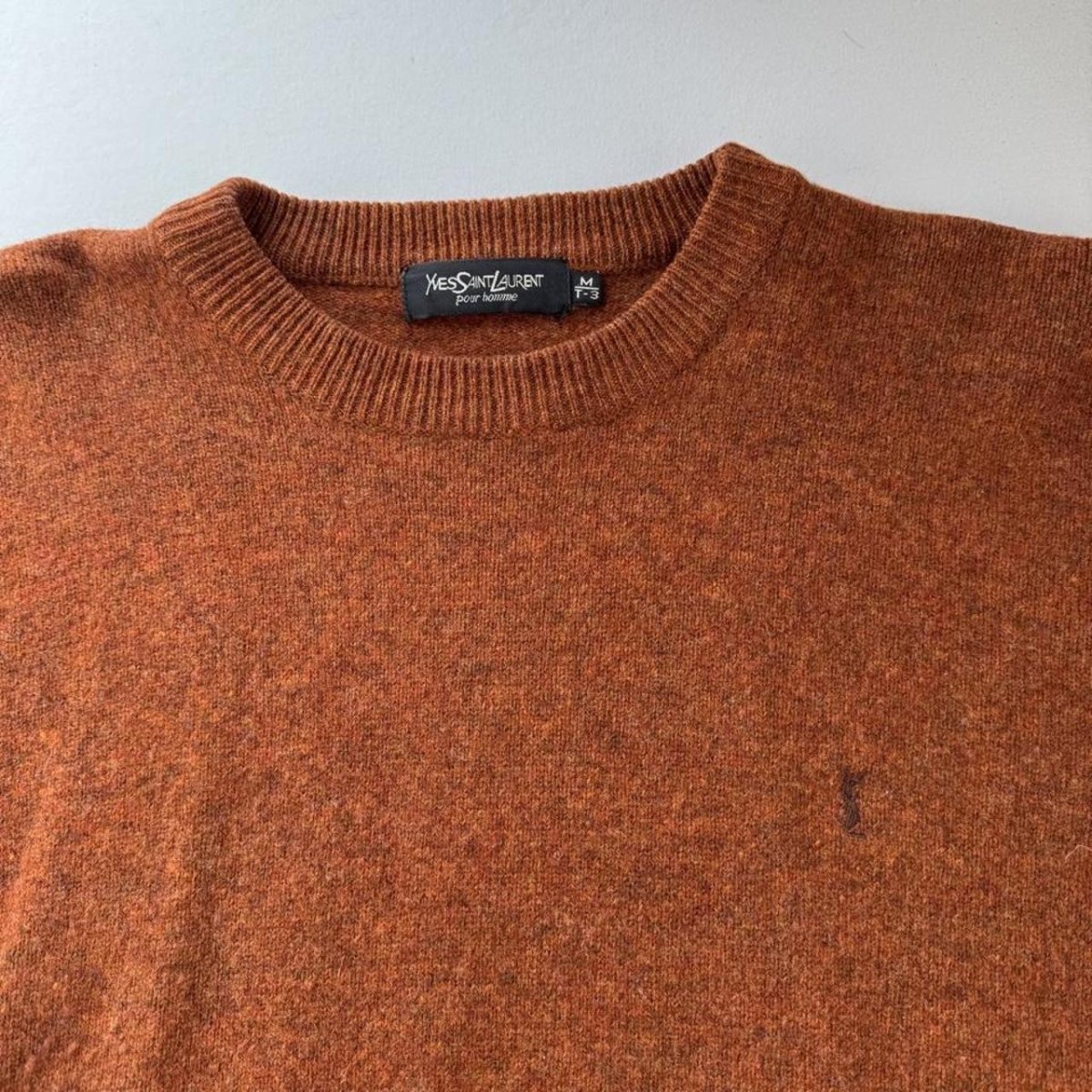Yves Saint Laurent YSL Woolen Knitted Jumper S - Threads Uncovered