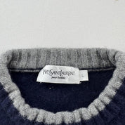 Yves Saint Laurent YSL Woolen Knitted Jumper Womens 12-14 - Threads Uncovered