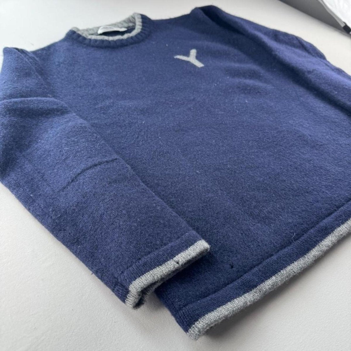 Yves Saint Laurent YSL Woolen Knitted Jumper Womens 12-14 - Threads Uncovered