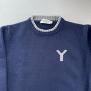 Yves Saint Laurent YSL Woolen Knitted Jumper Womens 12-14 - Threads Uncovered