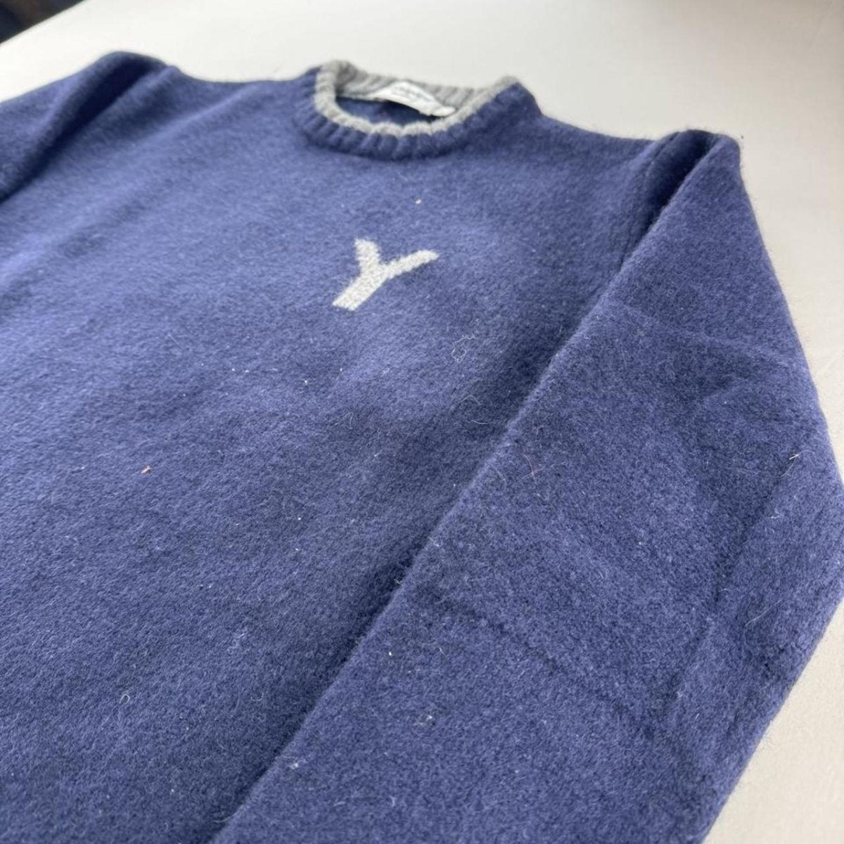 Yves Saint Laurent YSL Woolen Knitted Jumper Womens 12-14 - Threads Uncovered