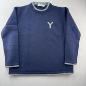 Yves Saint Laurent YSL Woolen Knitted Jumper Womens 12-14 - Threads Uncovered